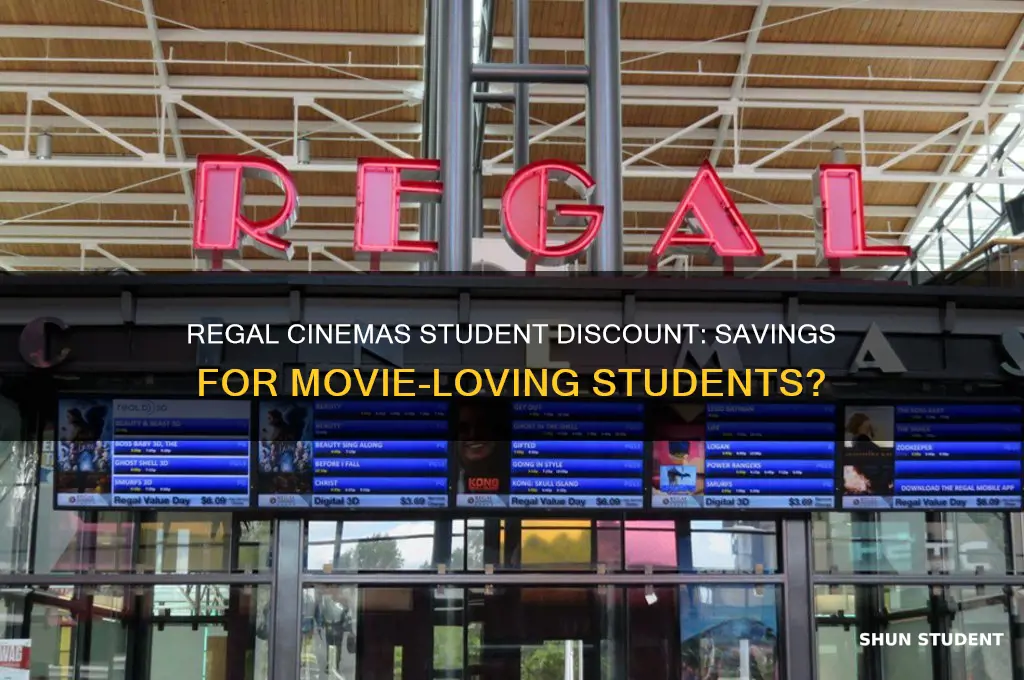 does regal cinemas have a student discount