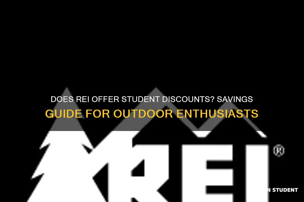 does rei accept student discounts