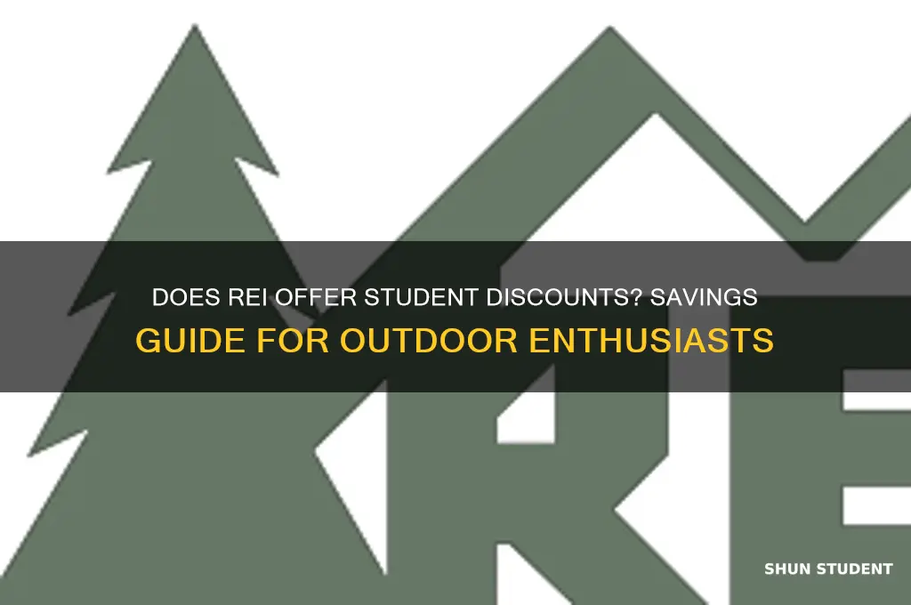 does rei have a student discount