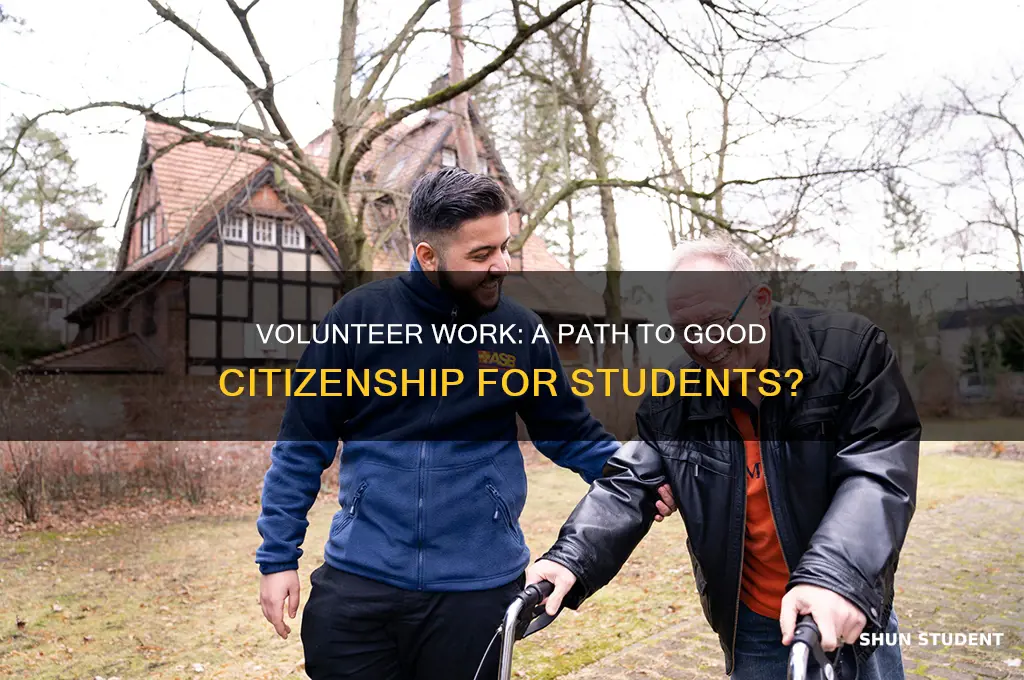 does required volunteer work teach students good citizenship
