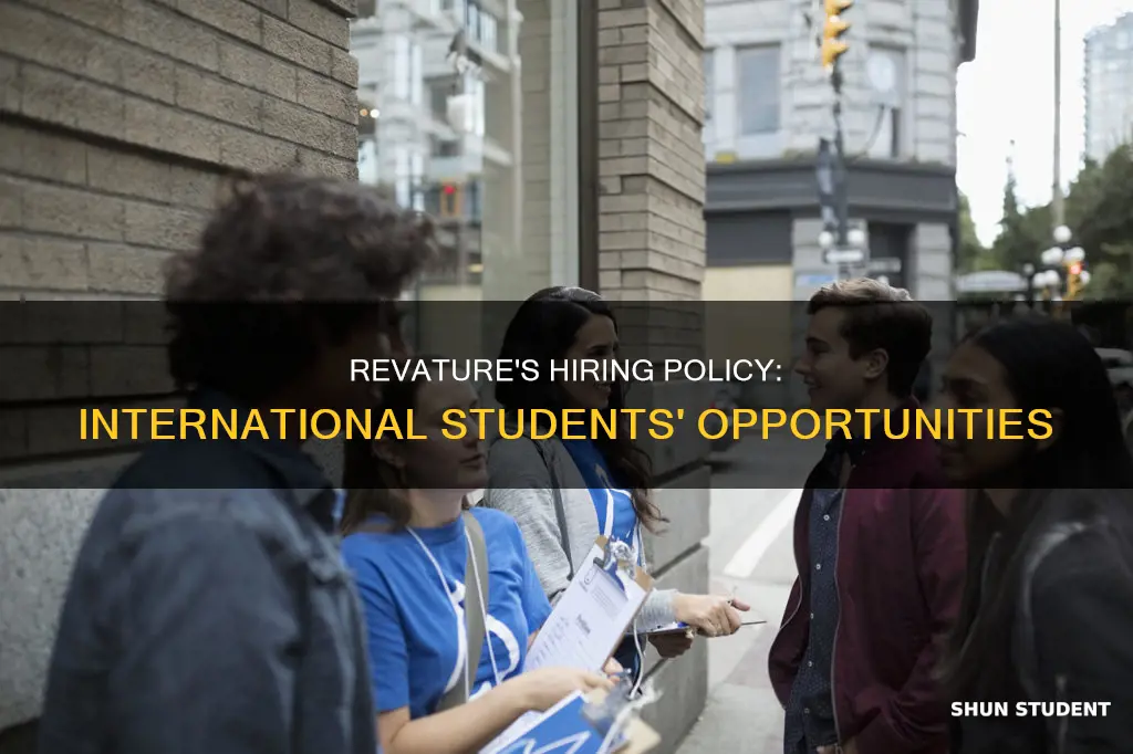 does revature hire international students
