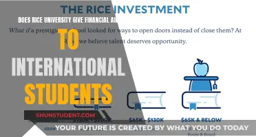 Rice University: Financial Aid for International Students?