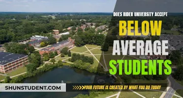 Rider University: A Chance for Below-Average Students?