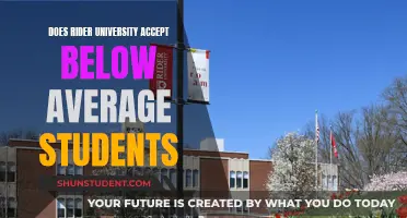 Rider University: A Chance for Below Average Students?