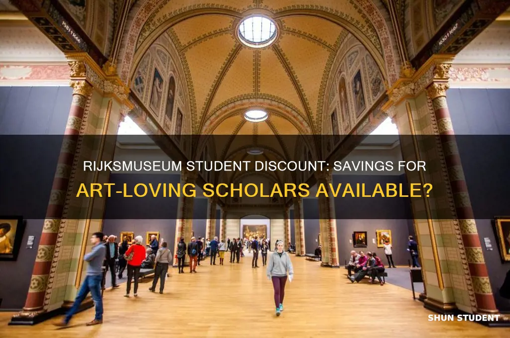 does rijksmuseum have student discount