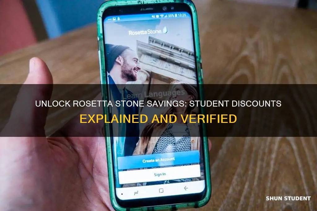 does rosetta stone give a student discount