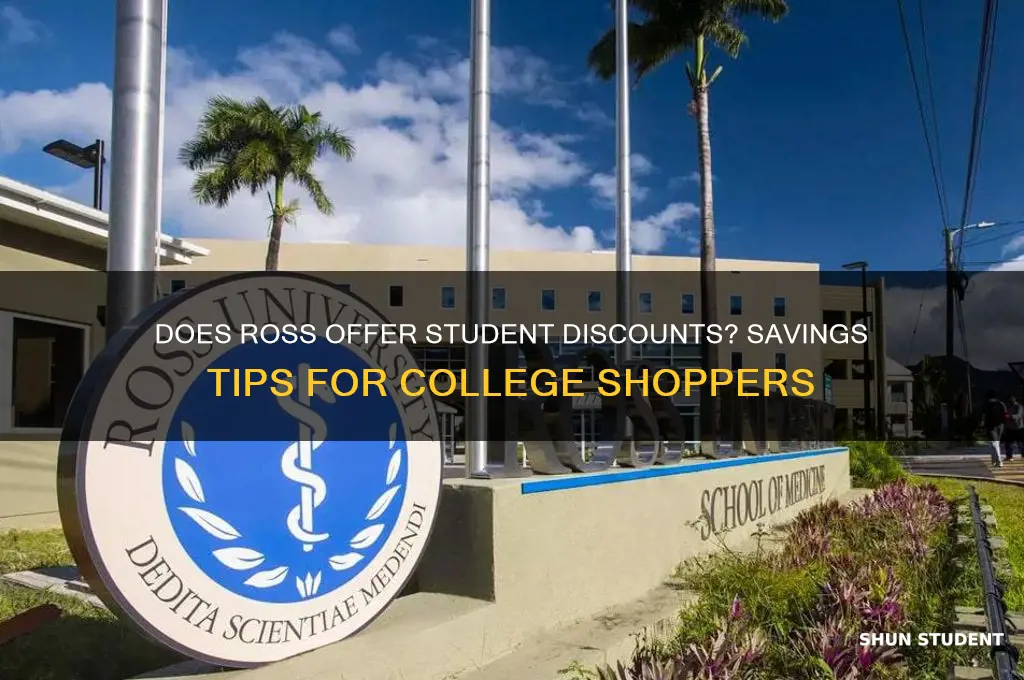 does ross do student discounts