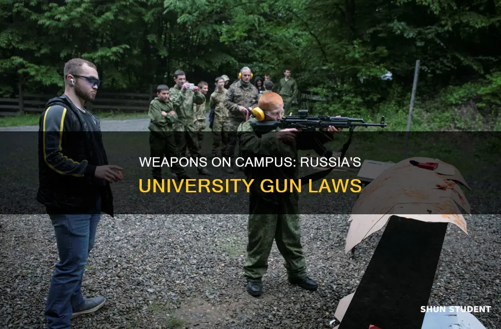 does russia allow students to carry weapons in universities