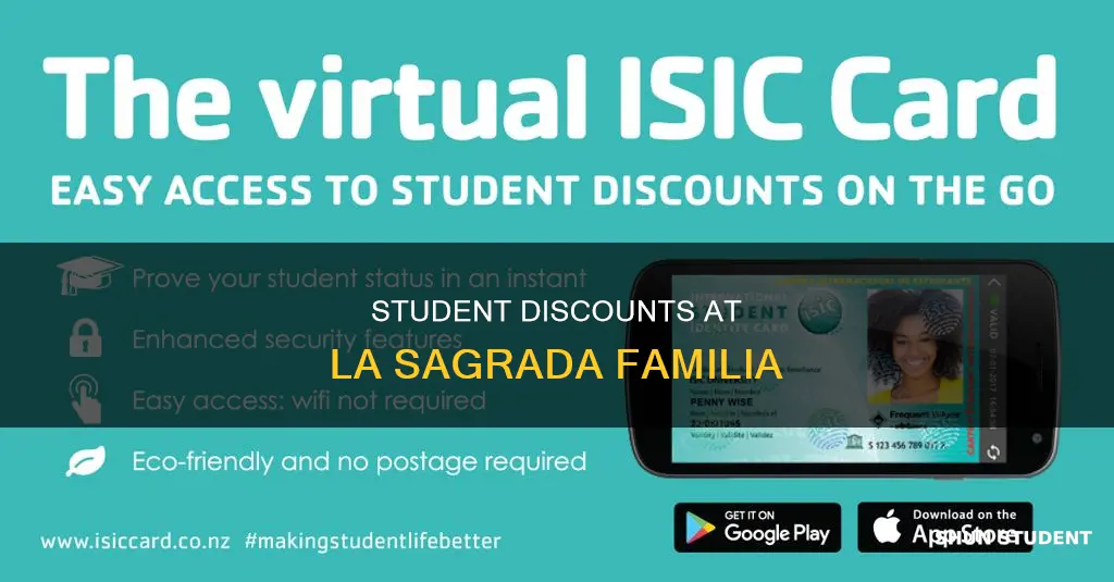 does sagrada familia take us student university card