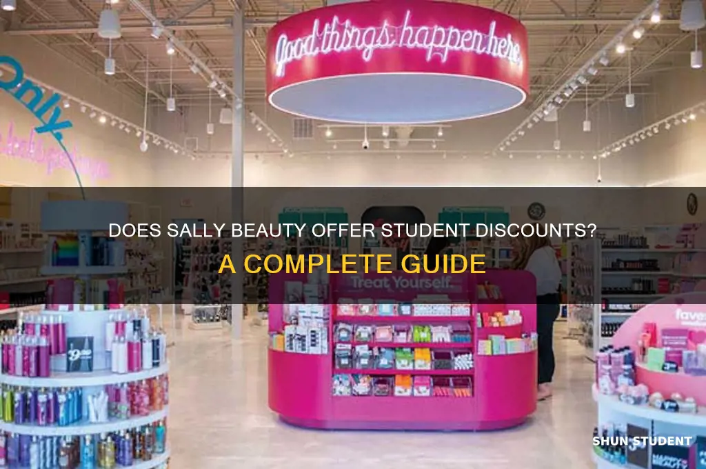 does sally do student discount