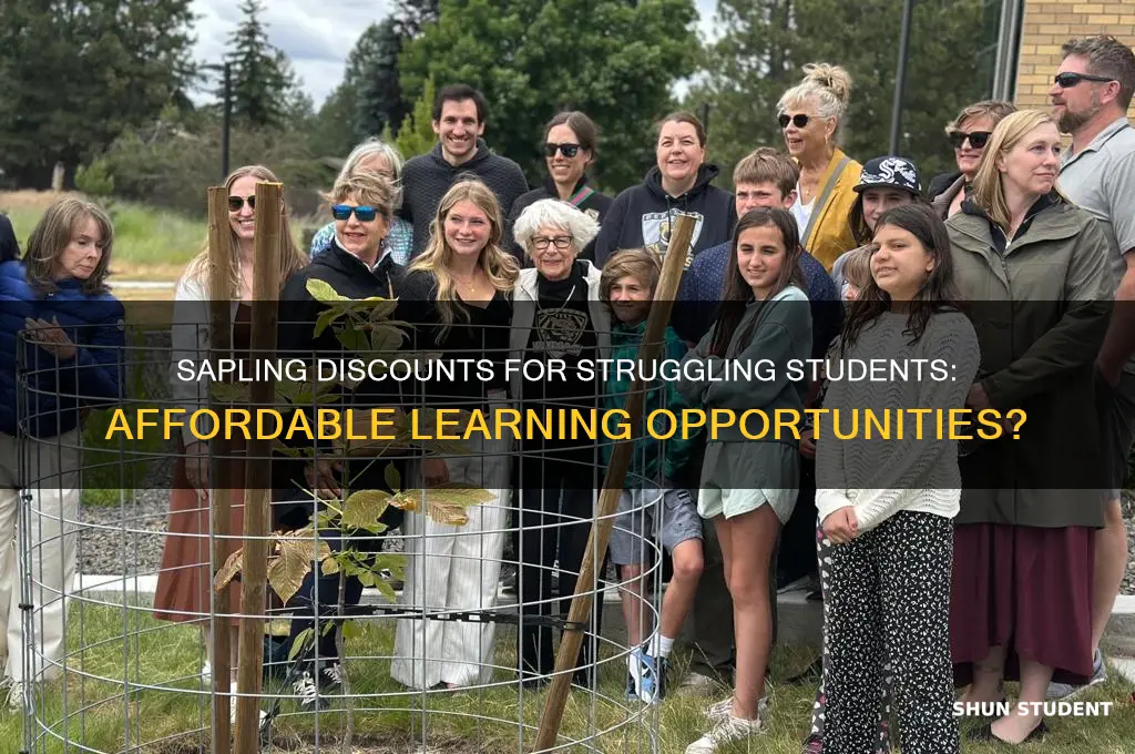 does sapling have discounts for poor students