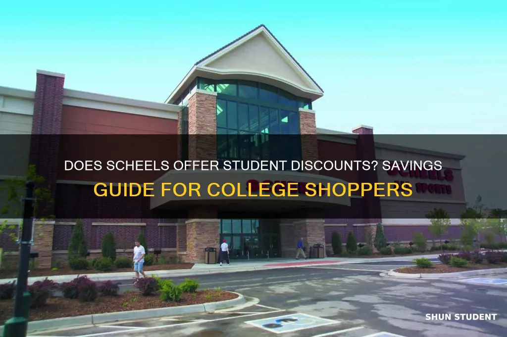 does scheels have a student discount