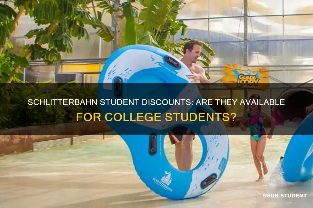 does schlitterbahn have student discounts
