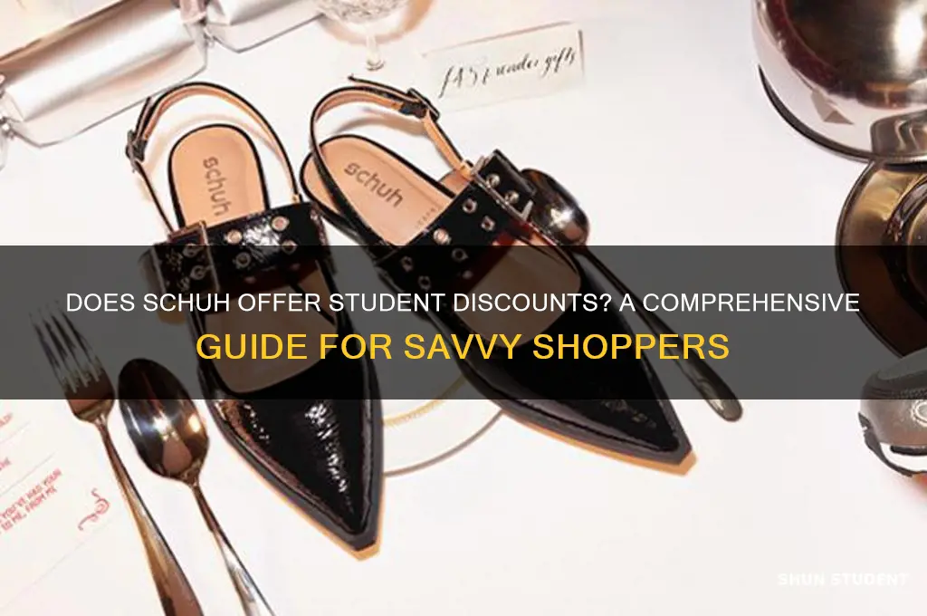 does schuh do student discount