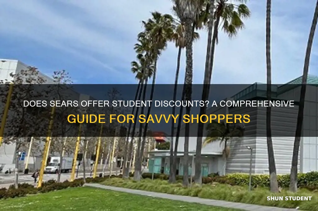 does sears do student discounts