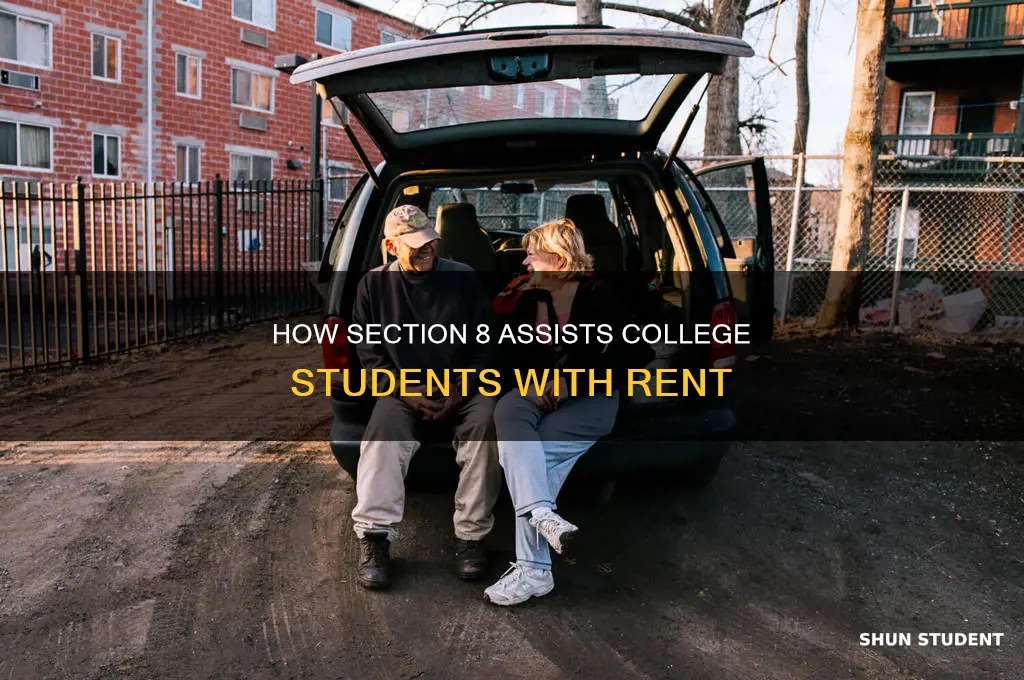 does section 8 help pay rent for college students