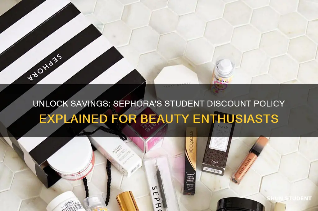 does sephora do a student discount