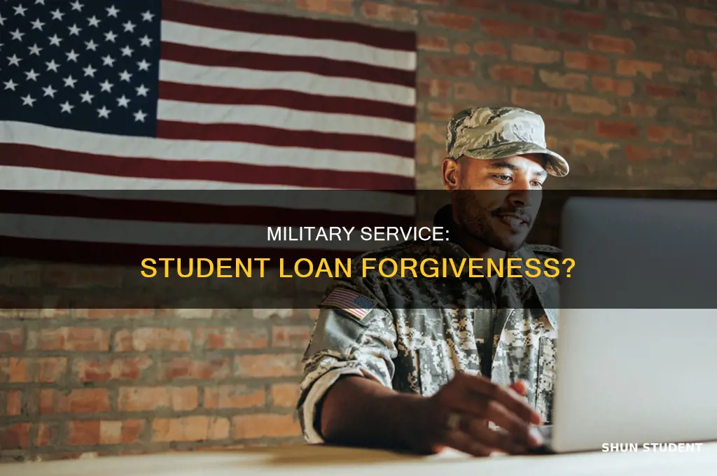 does service in the military help pay off student loans