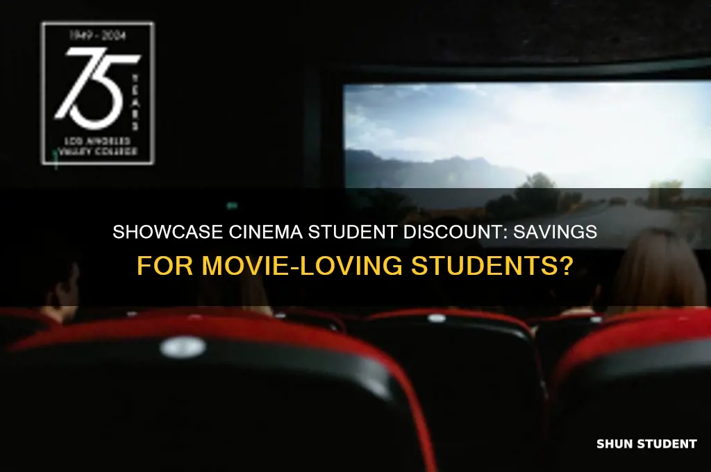 does showcase cinema do student discount