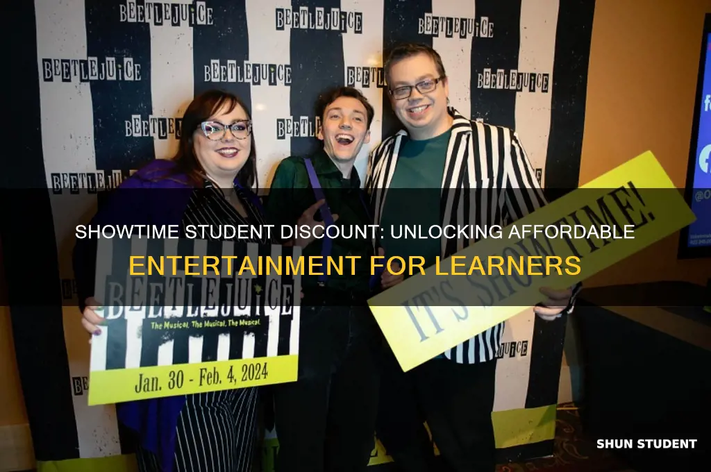does showtime have a student discount