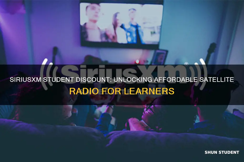 does siriusxm have a student discount