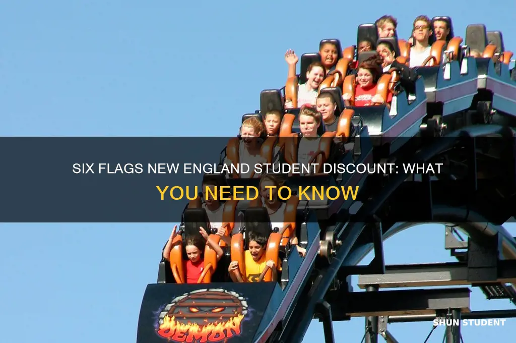 does six flags new england have student discount