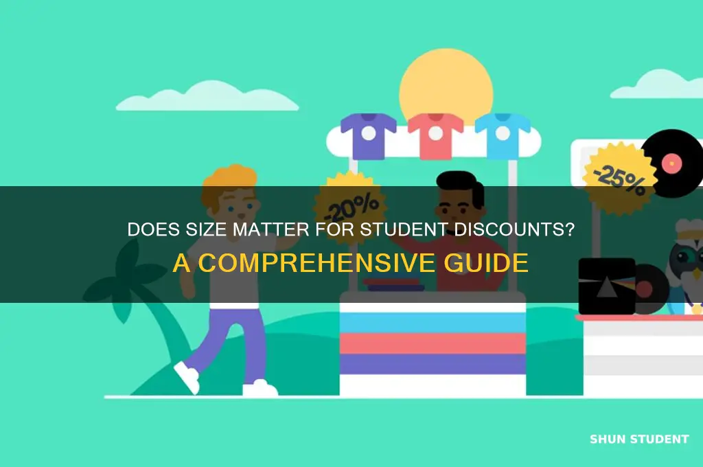 does size have student discount