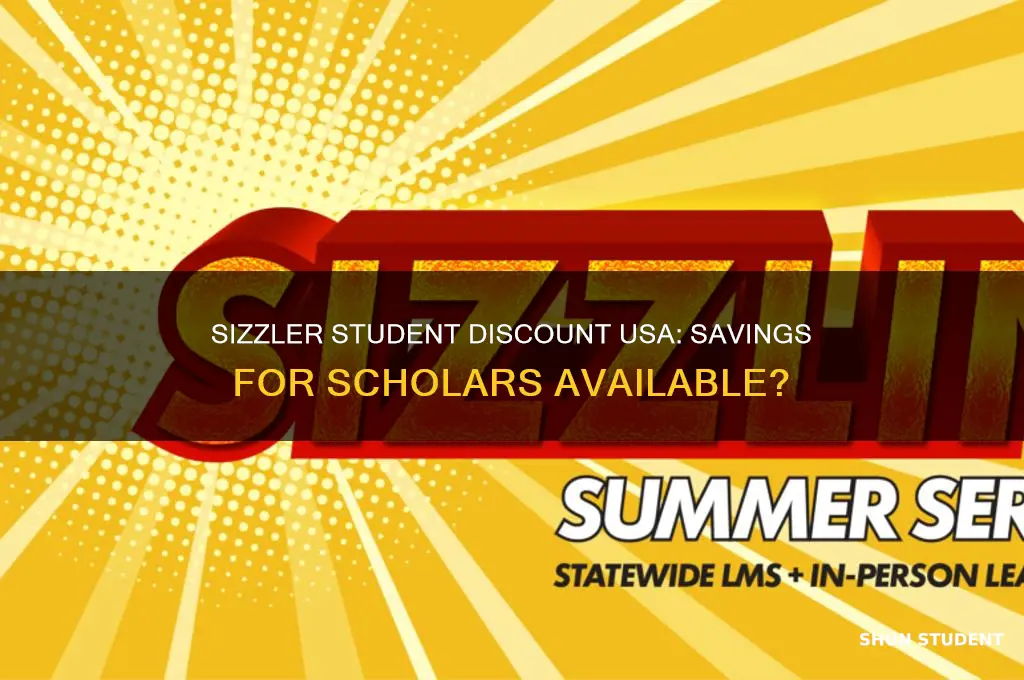 does sizzler offer a student discount usa