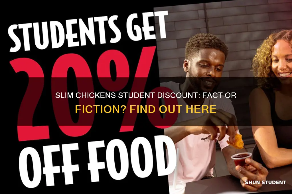 does slims chickens give a student discount