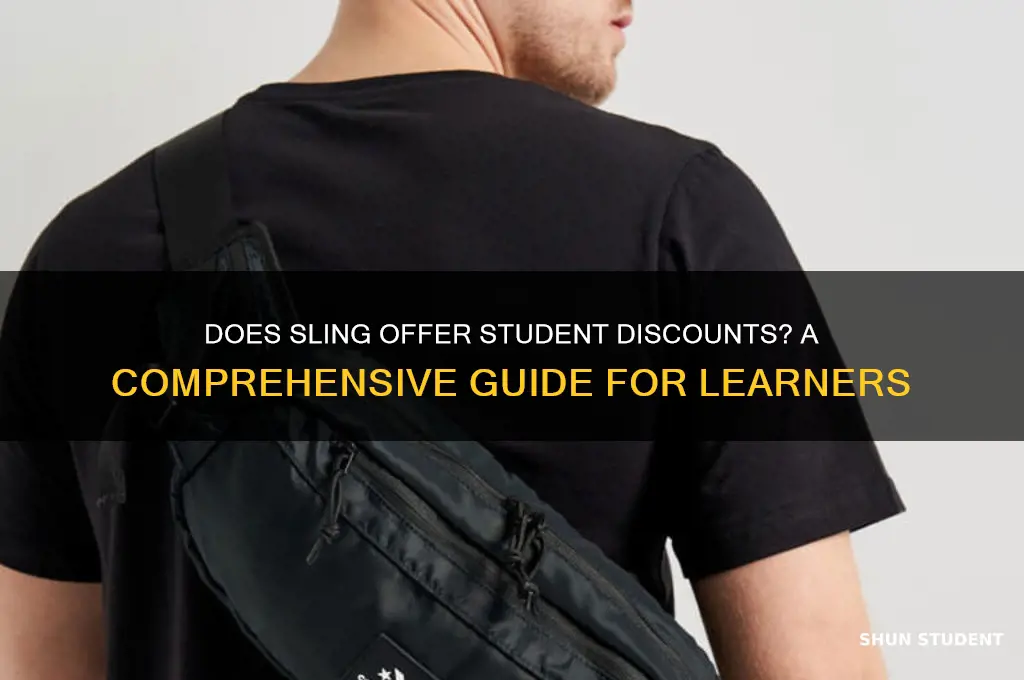 does sling have a student discount