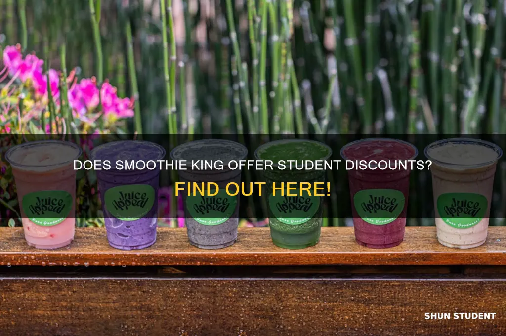 does smoothie king do student discounts