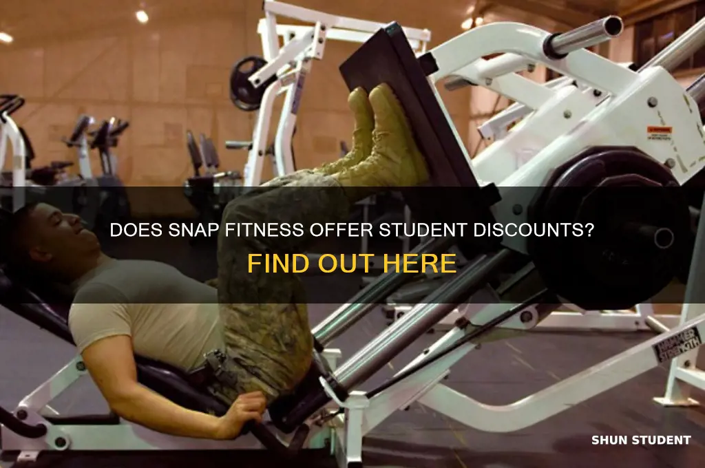 does snap fitness give student discounts