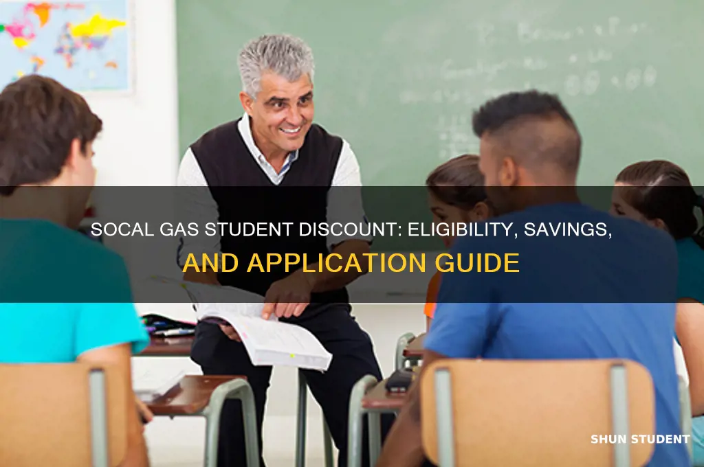 does so cal gas have student discount