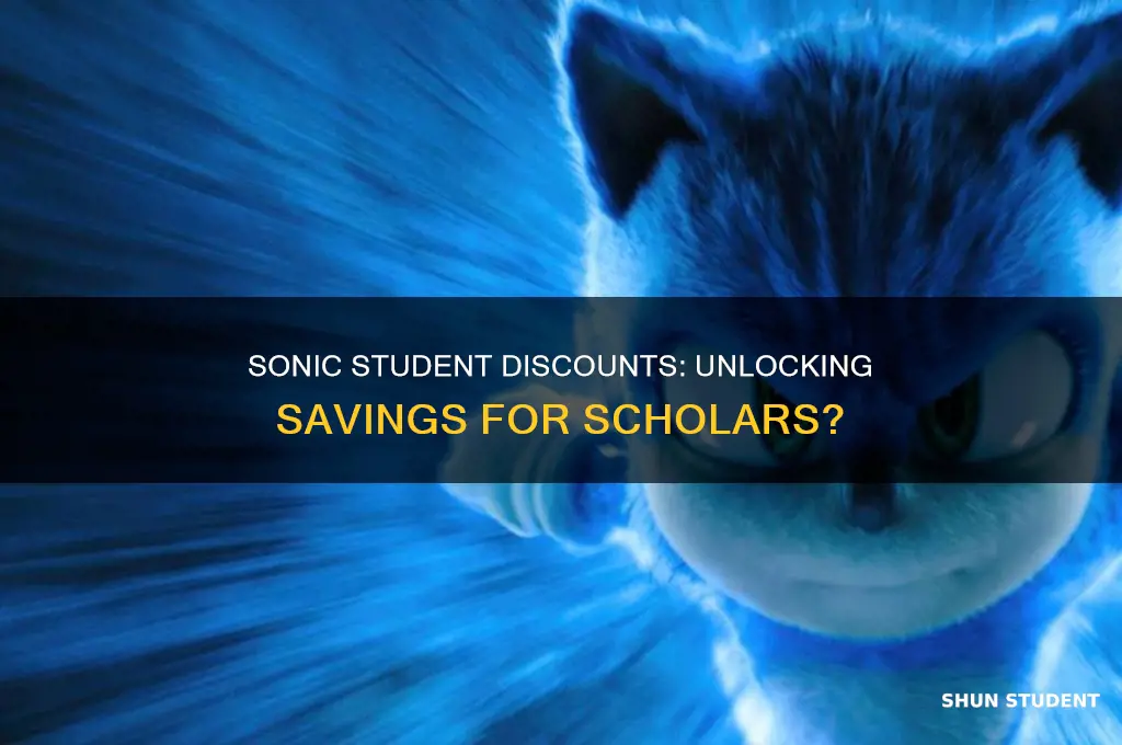 does sonic give student discounts