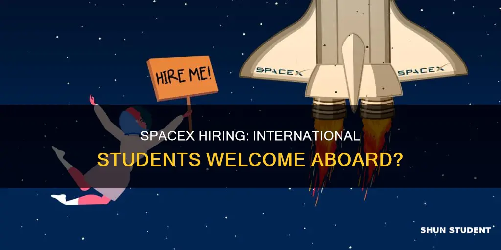 does spacex hire international students