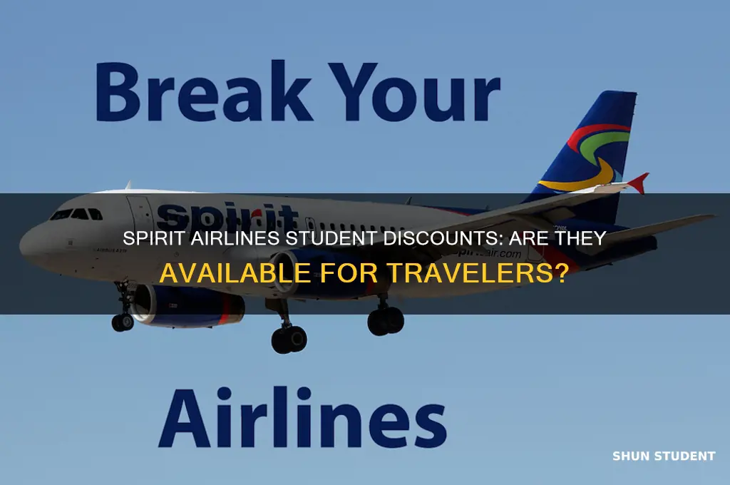 does spirit do student discounts