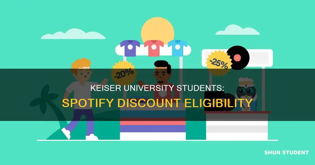 does spotify accept keiser university student discount