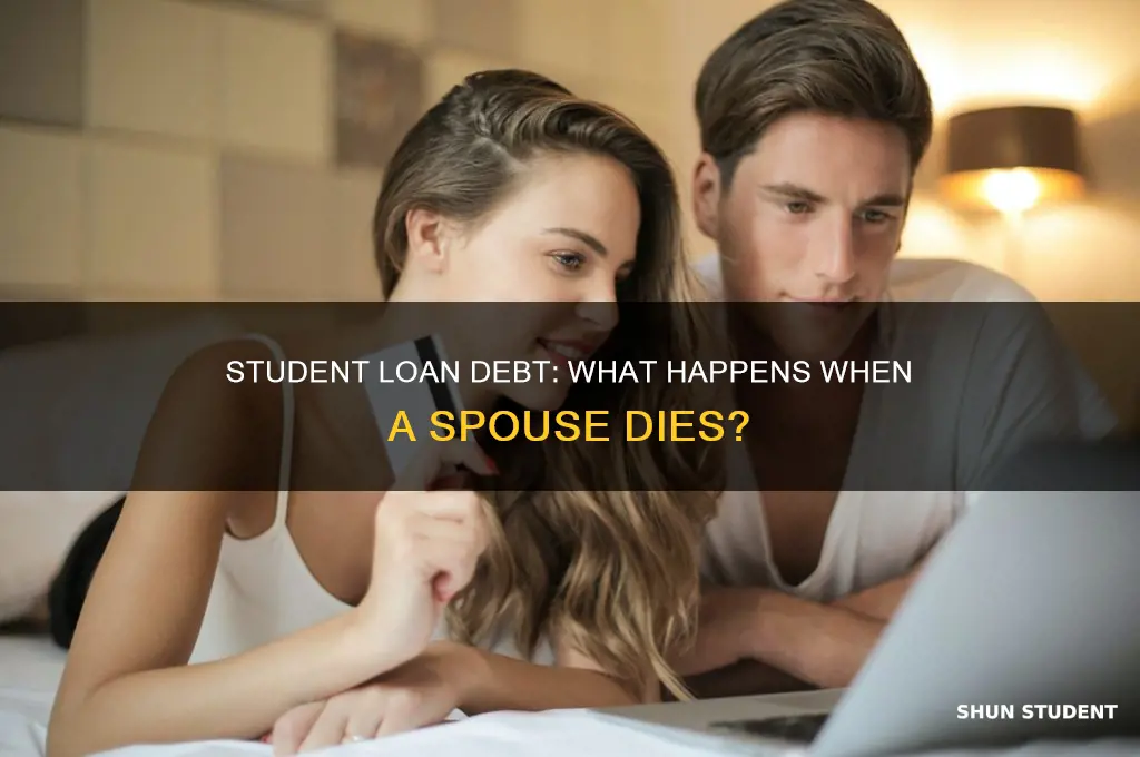does spouse have to pay student loans if dead