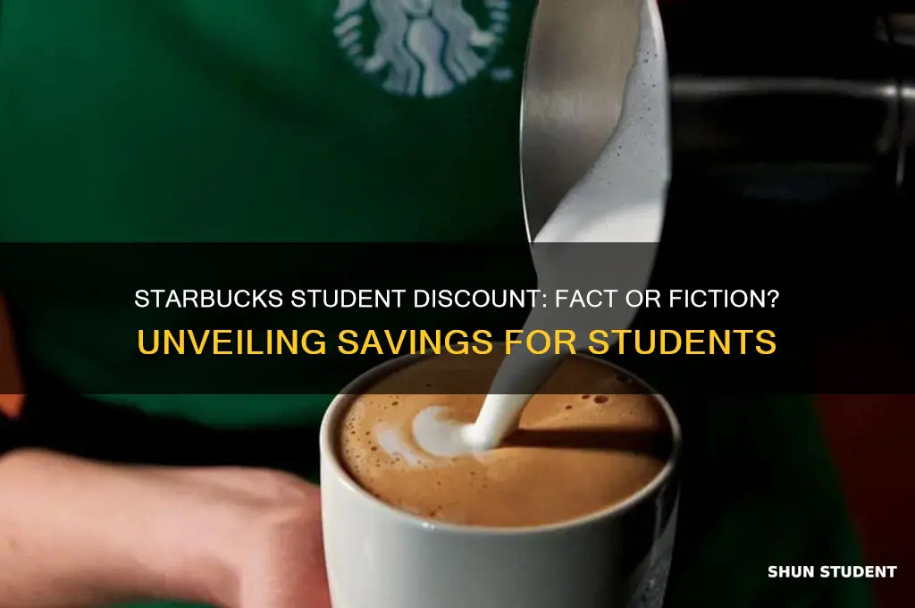 does starbucks do student discount