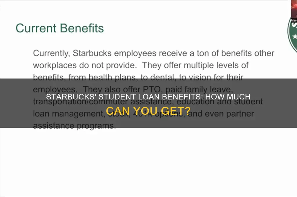 does starbucks pay off student loans