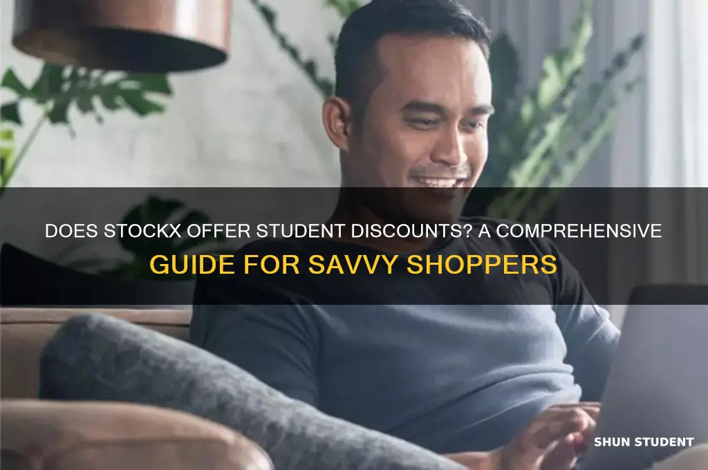 does stockx do student discount