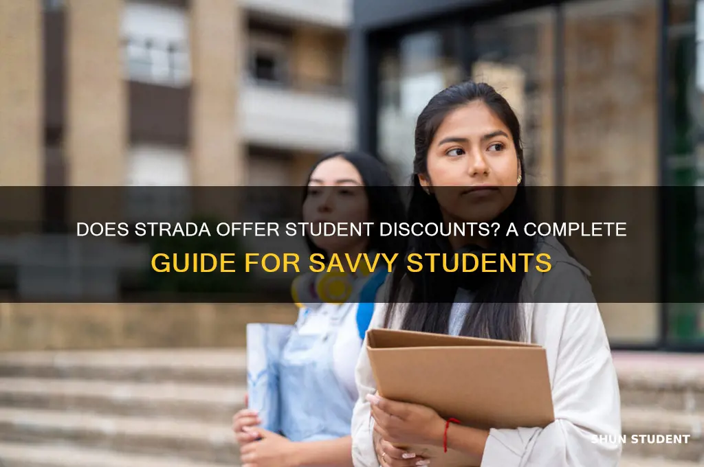 does strada do student discount