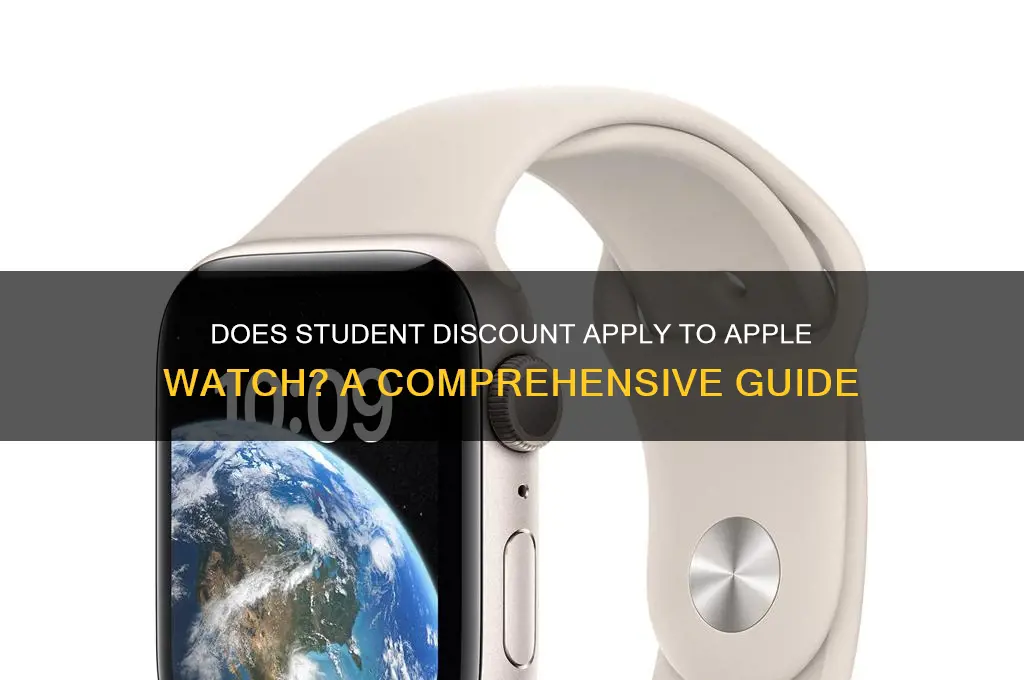 does student discount apply to apple watch