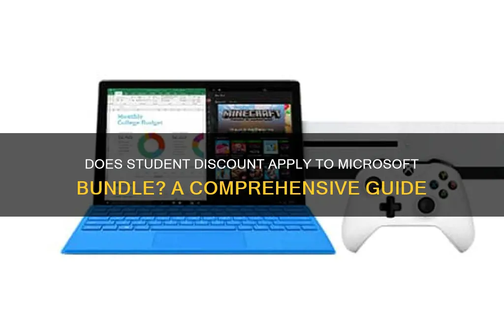 does student discount apply to microsoft bubdle