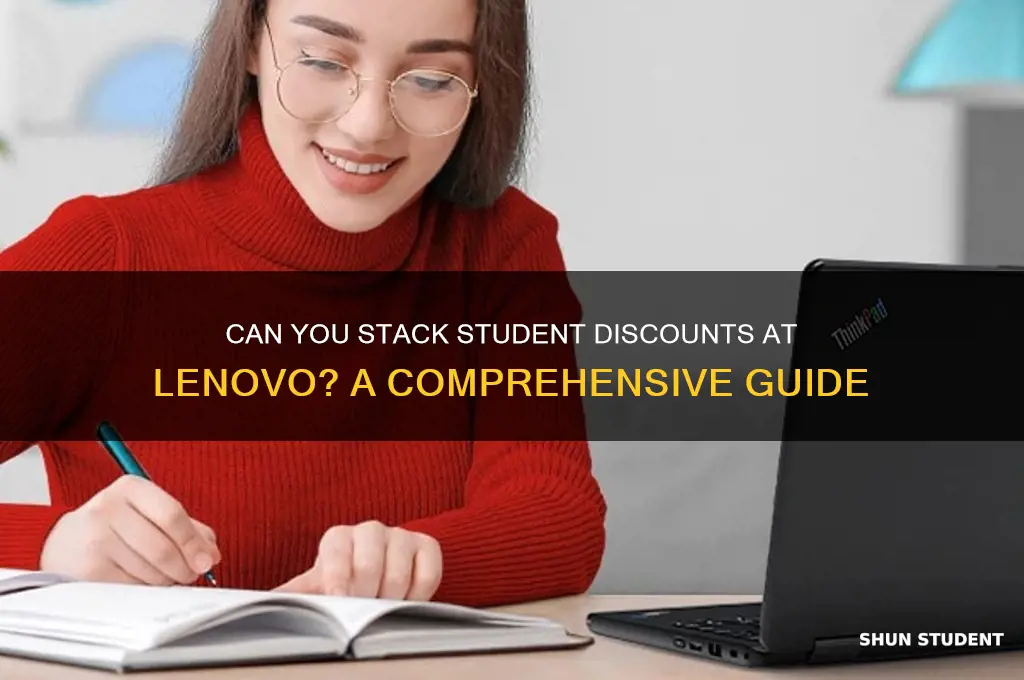 does student discount stack at lenovo