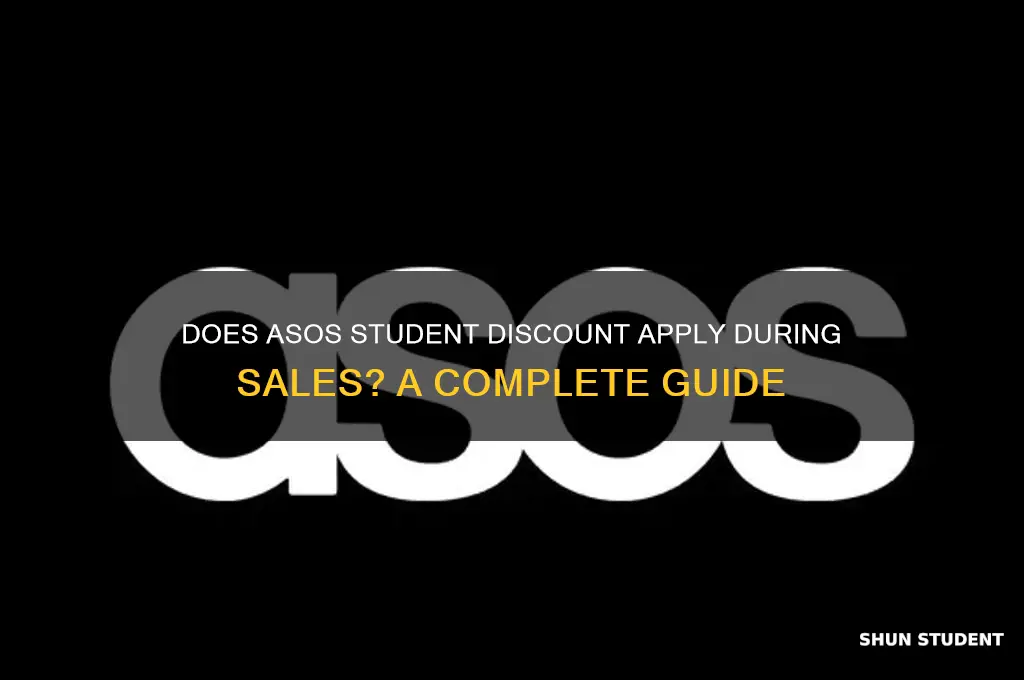 does student discount work on asos sale