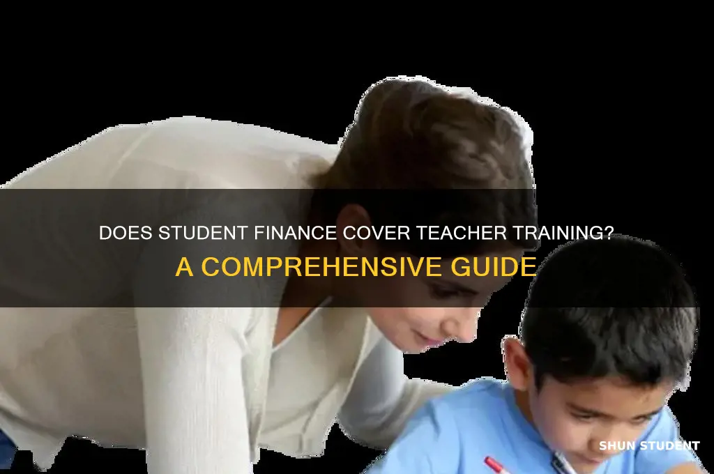 does student finance cover teacher training