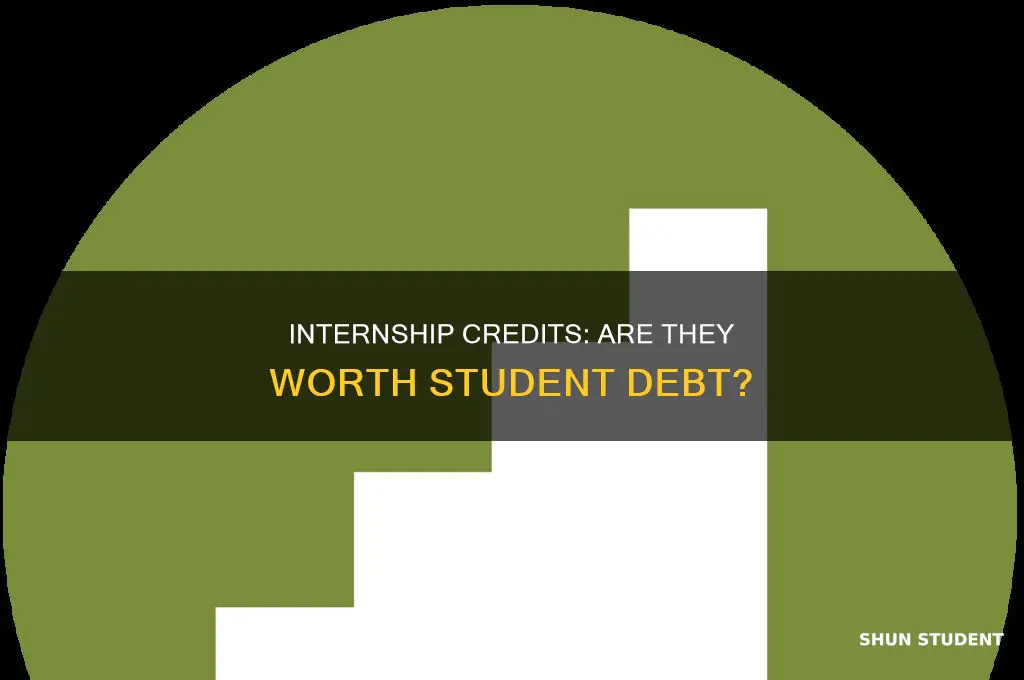 does student have to pay for credits internship free