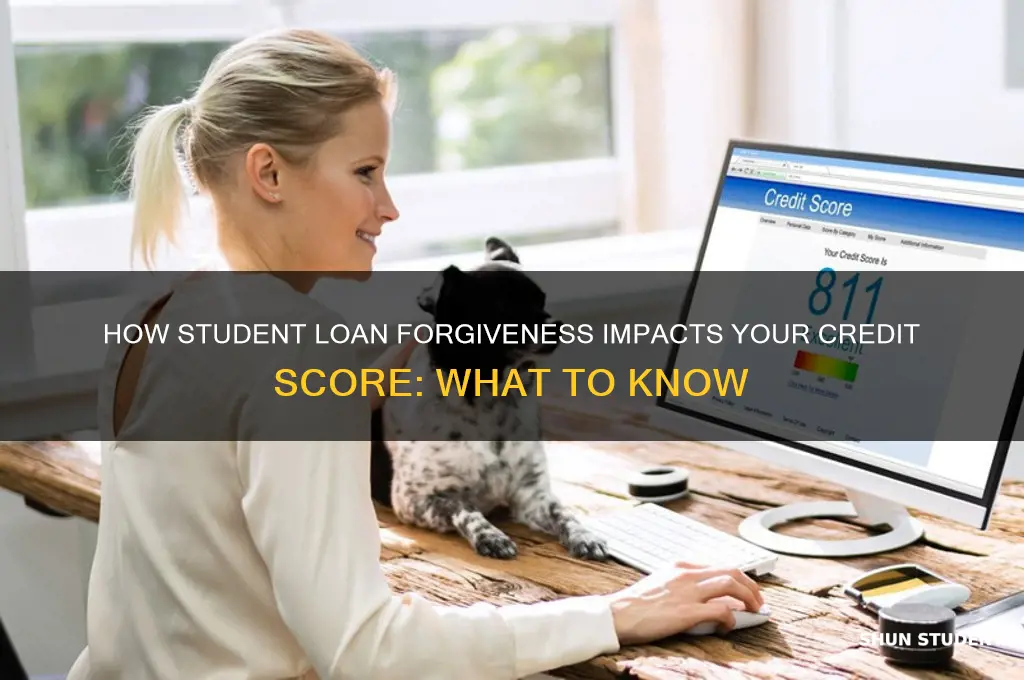 does student loan forgiveness affect my credit score