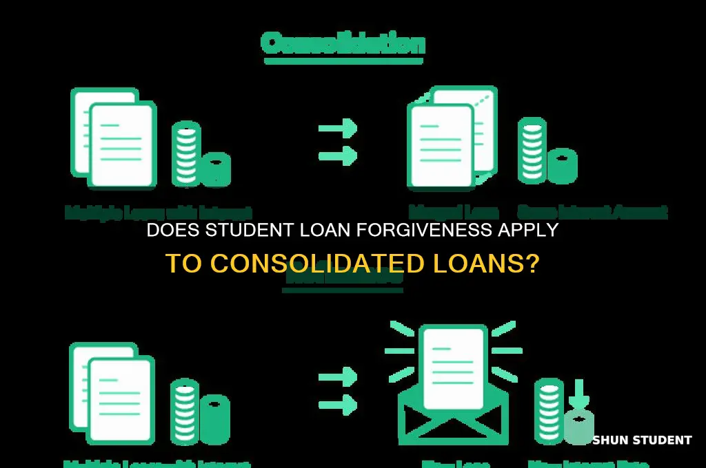 does student loan forgiveness apply to consolidated loans